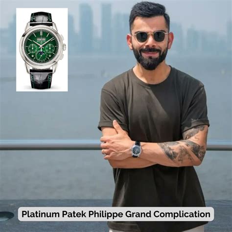 virat kohli rolex watch price|virat kohli patek philippe.